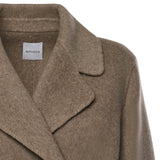 Cappotto lungo in lana 26AL218 BEIGE MELANGE ALISHEVA 