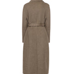 Cappotto lungo in lana 26AL218 BEIGE MELANGE ALISHEVA 