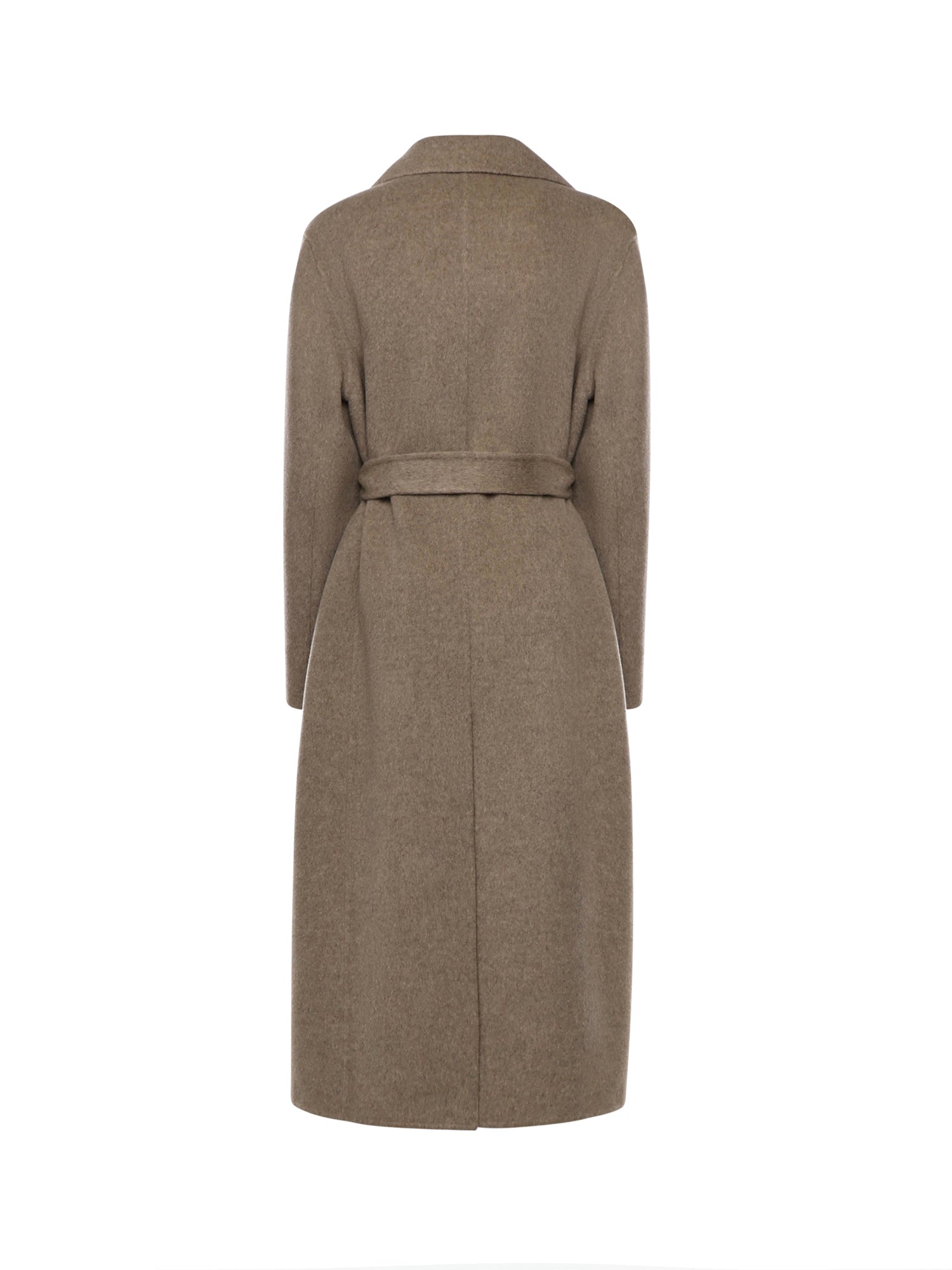 Cappotto lungo in lana 26AL218 BEIGE MELANGE ALISHEVA 