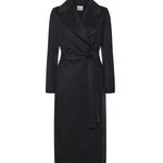 Cappotto lungo in lana 26AL218 NERO ALISHEVA 