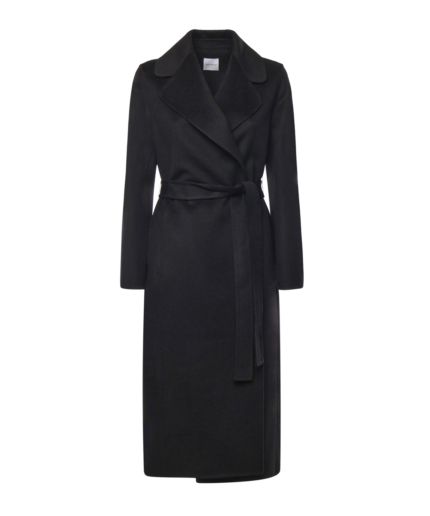 Cappotto lungo in lana 26AL218 NERO ALISHEVA 