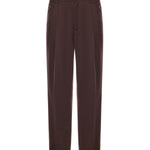 Pantalone regular in misto lana B6F0051 69M AMARANTO 