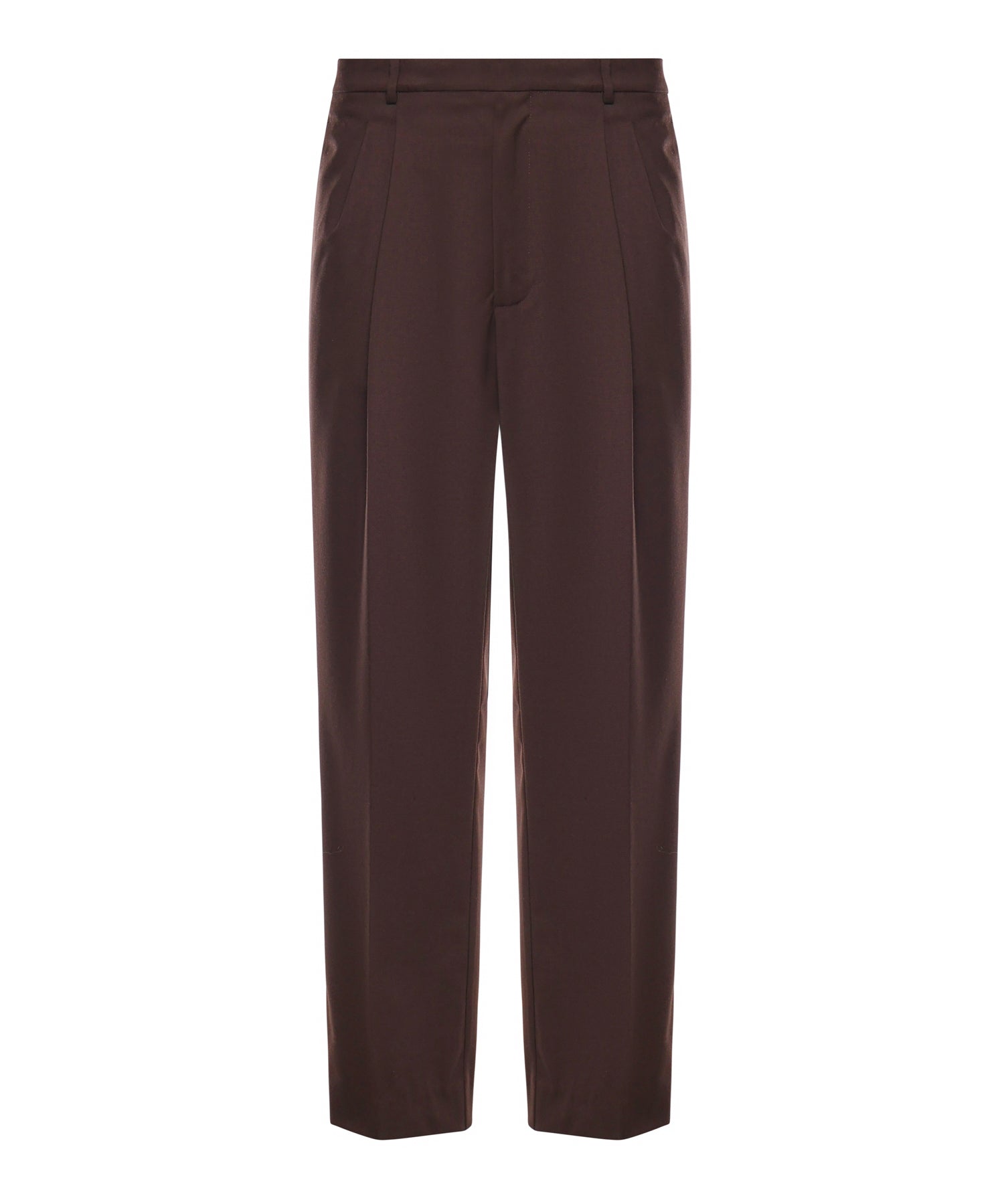 Pantalone regular in misto lana B6F0051 69M AMARANTO 