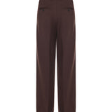 Pantalone regular in misto lana B6F0051 69M AMARANTO 