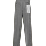 Pantalone in lana B6F0073 FF AMARANTO 