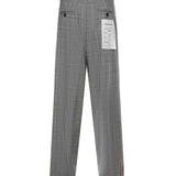 Pantalone in lana B6F0073 FF AMARANTO 