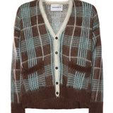 Cardigan in misto lana B9F0015 439 AMARANTO 