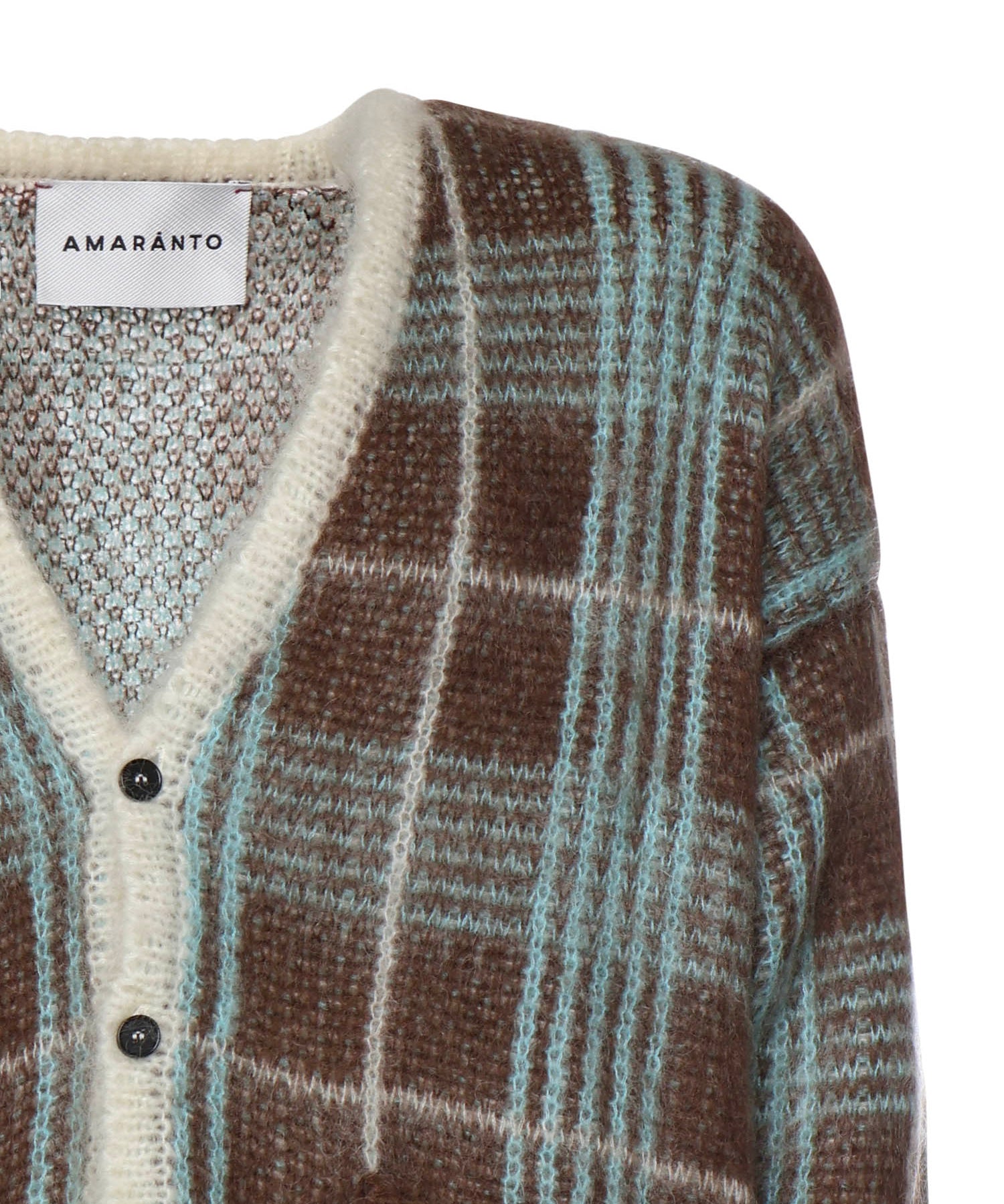 Cardigan in misto lana B9F0015 439 AMARANTO 