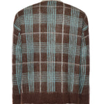 Cardigan in misto lana B9F0015 439 AMARANTO 