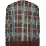 Cardigan in misto lana B9F0015 439 AMARANTO 