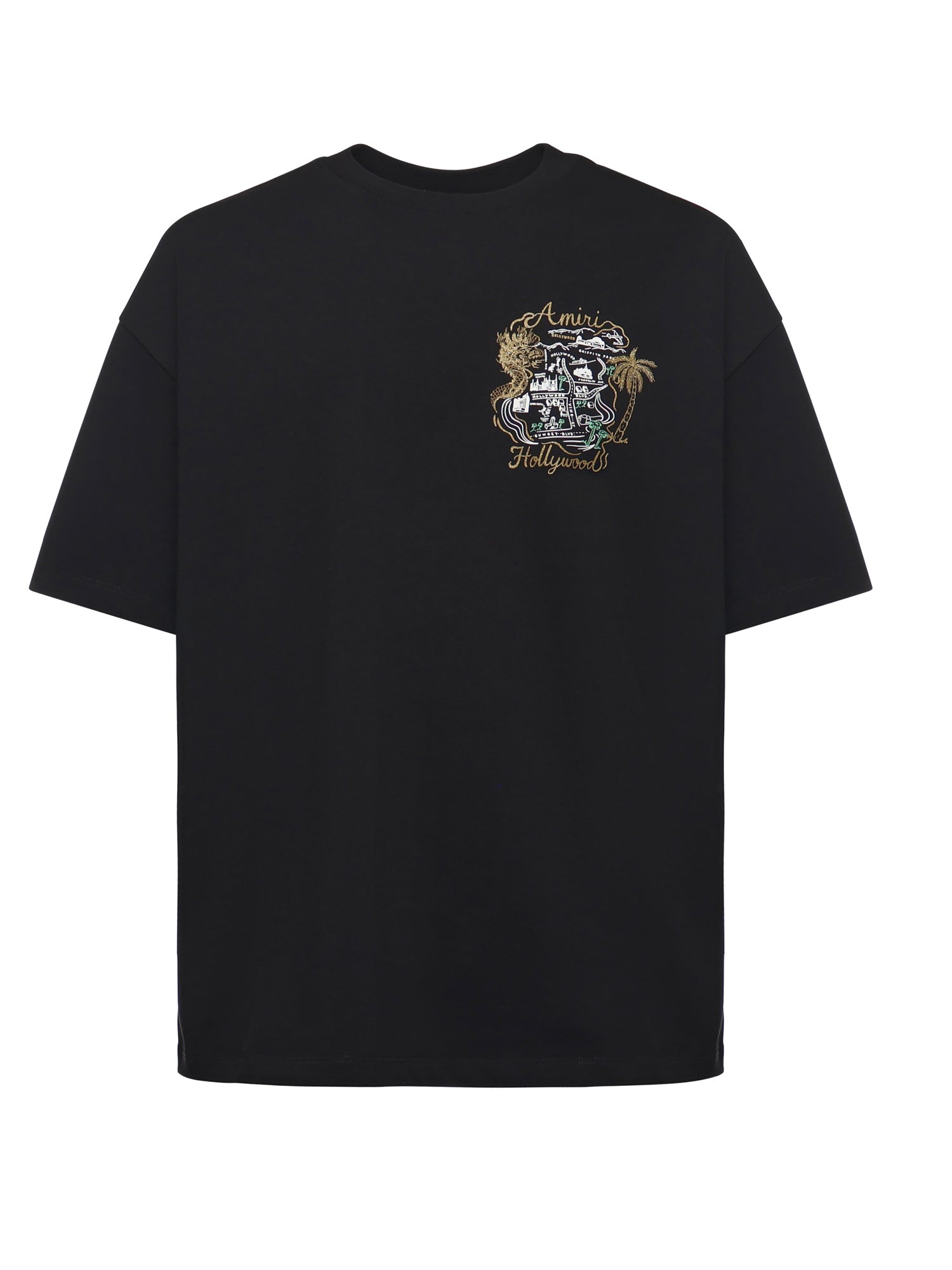 t-shirt oversize Hollywood in cotone AMJYTE1237 001 AMIRI 