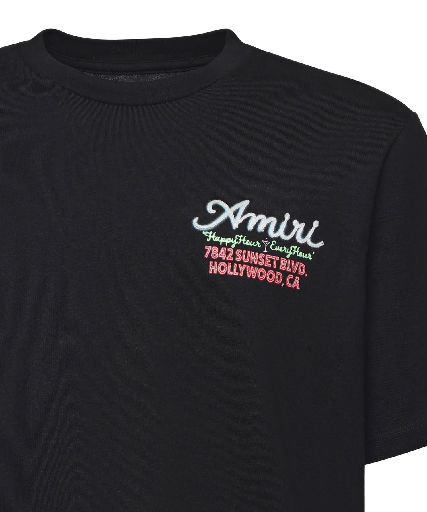Neon Lights t-shirt in cotone AMJYTE1244 001 AMIRI 