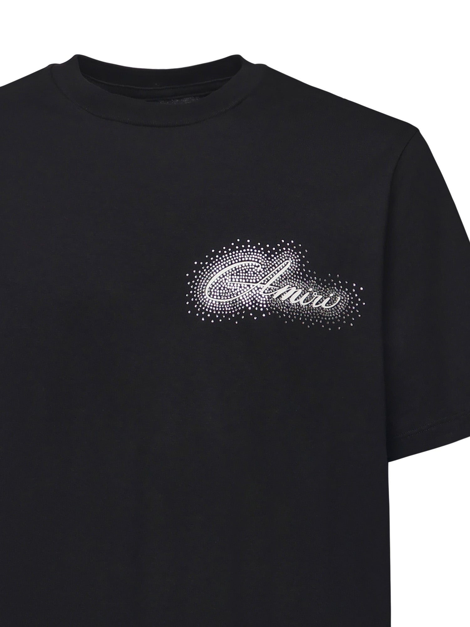 Strass T-shirt in cotone AMJYTE1253 001 AMIRI 