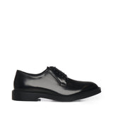 Derby in pelle<BR/> 23050 NERO ANTICA CUOIERIA 