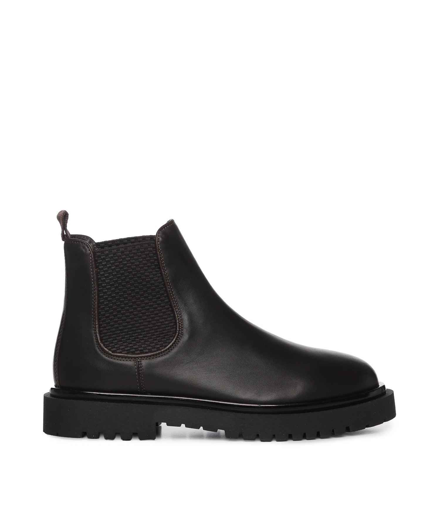 Stivaletti Chelsea in pelle 23075 MORO ANTICA CUOIERIA 