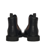 Stivaletti Chelsea in pelle<BR/> 23075 NERO ANTICA CUOIERIA 