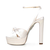 Sandali 'Cupid Bridal Plateau' in raso CPDHIGBR SATFFF AQUAZZURA 