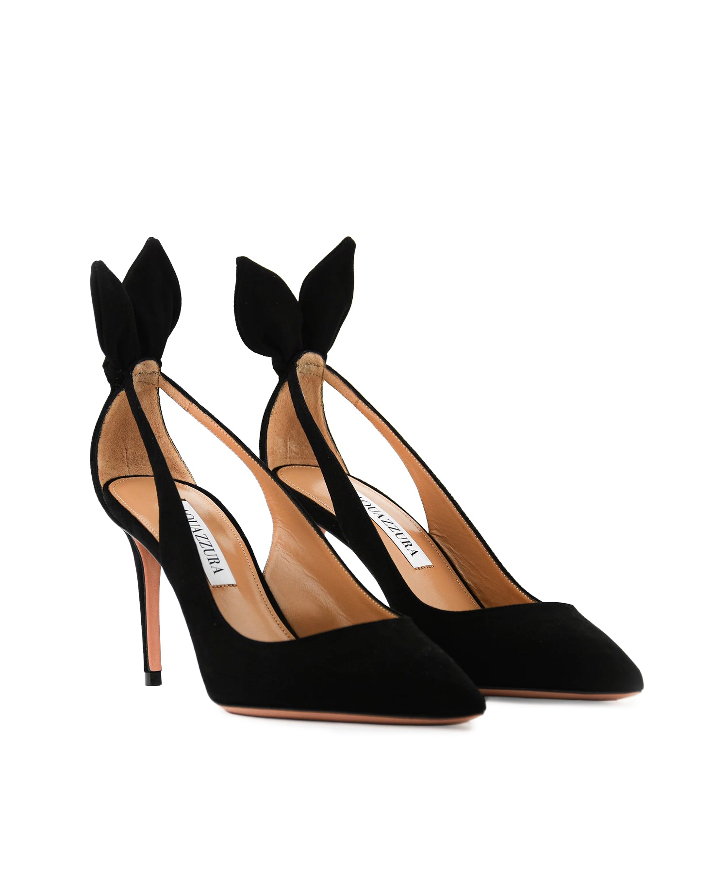 Pumps Bow Tie in suede DENMIDP0 SUE000 AQUAZZURA 