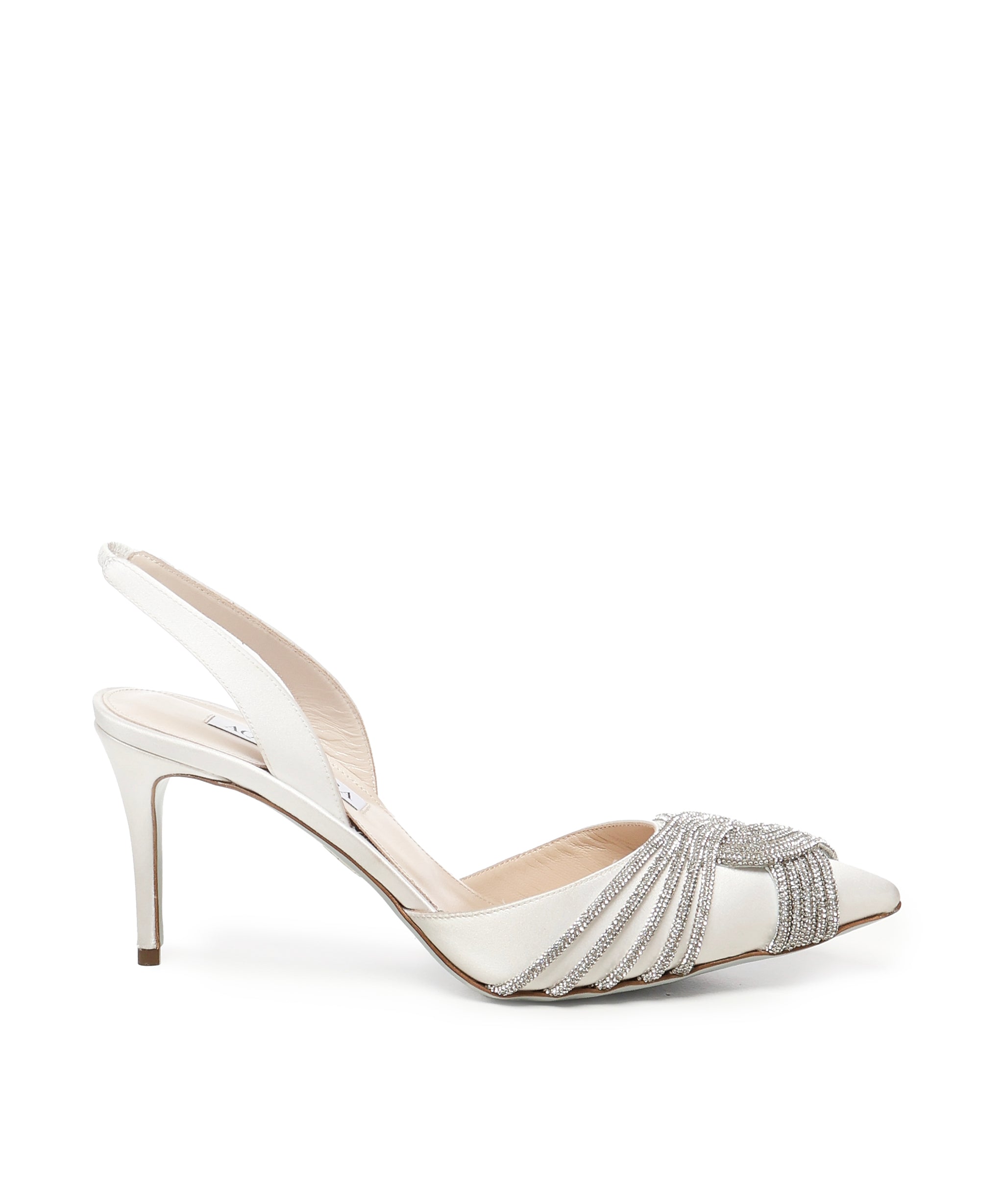 Gatsby Satin Pumps GASMIDBR SATFFF AQUAZZURA 