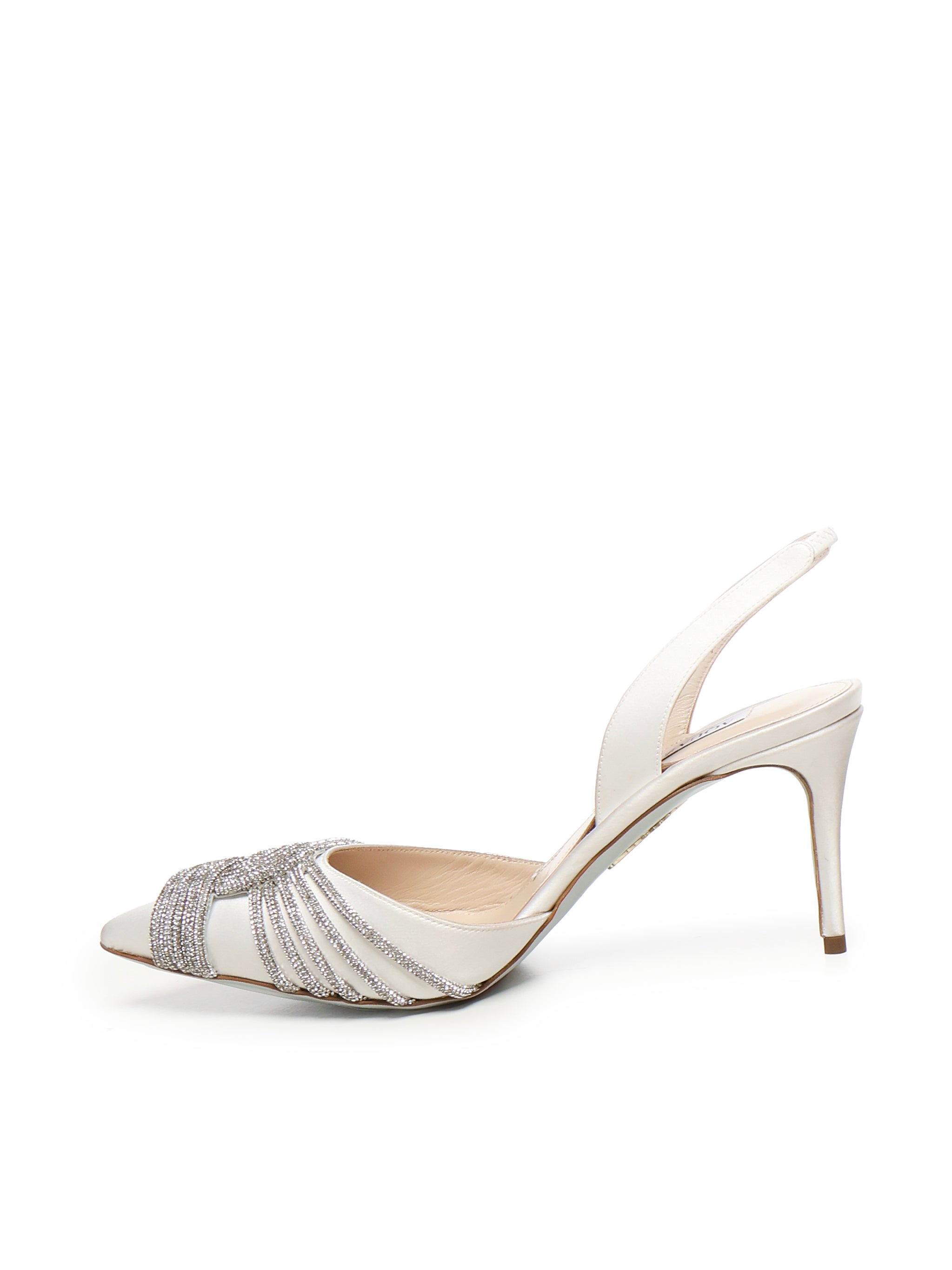 Gatsby Satin Pumps GASMIDBR SATFFF AQUAZZURA 