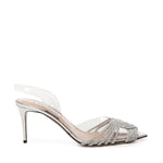 Décolleté Gatsby in PVC con cristalli GASMIDL0 SPPCCC AQUAZZURA 