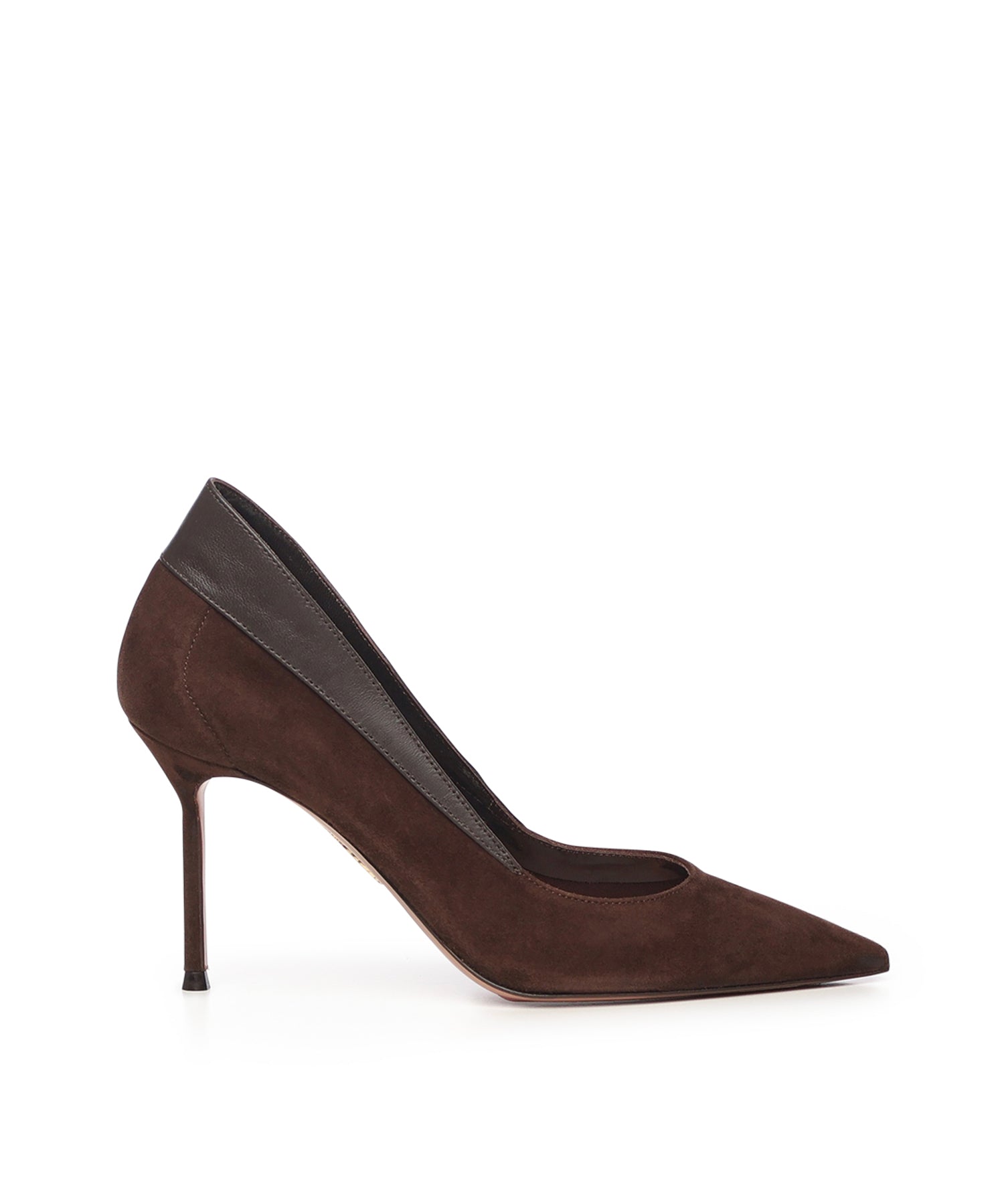 Pumps Guanto in suede<BR/> GTOMIDP0 SAAESP AQUAZZURA 