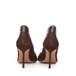 Pumps Guanto in suede<BR/> GTOMIDP0 SAAESP AQUAZZURA 