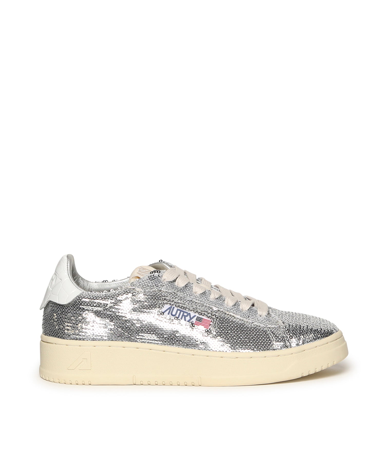 Sneakers Dallas low 'Sparkling' in paillettes<BR/> ADLW TI05 AUTRY 