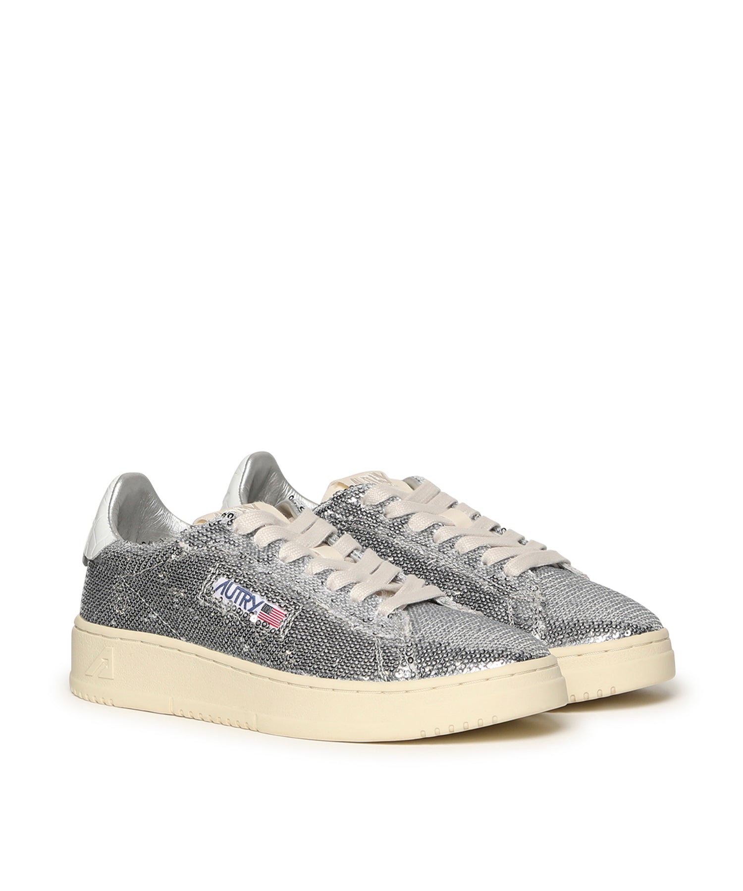 Sneakers Dallas low 'Sparkling' in paillettes<BR/> ADLW TI05 AUTRY 