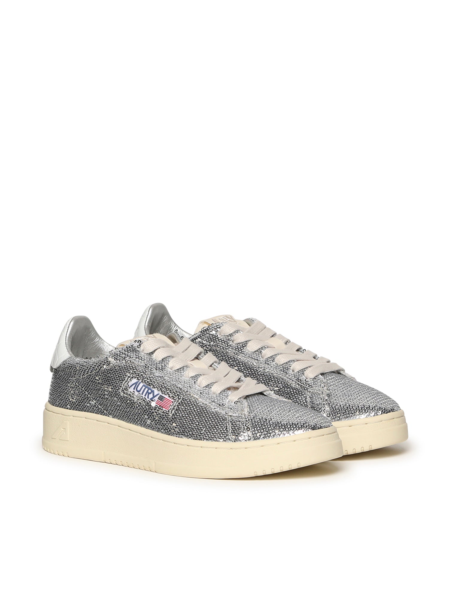 Sneakers Dallas low 'Sparkling' in paillettes<BR/> ADLW TI05 AUTRY 