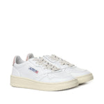 Sneakers in pelle con talloncino a contrasto effetto metallizzato AULW LL16 AUTRY 