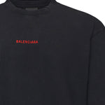 T-Shirt Back Medium Fit in jersey dry<BR/> 764235 TTVJ18483 BALENCIAGA 