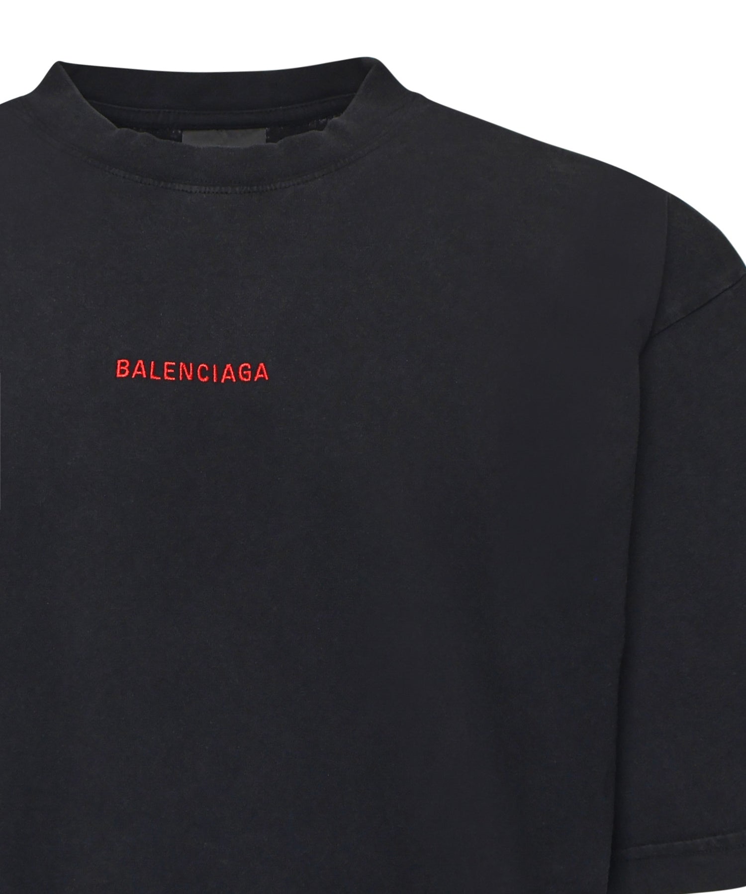 T-Shirt Back Medium Fit in jersey dry<BR/> 764235 TTVJ18483 BALENCIAGA 