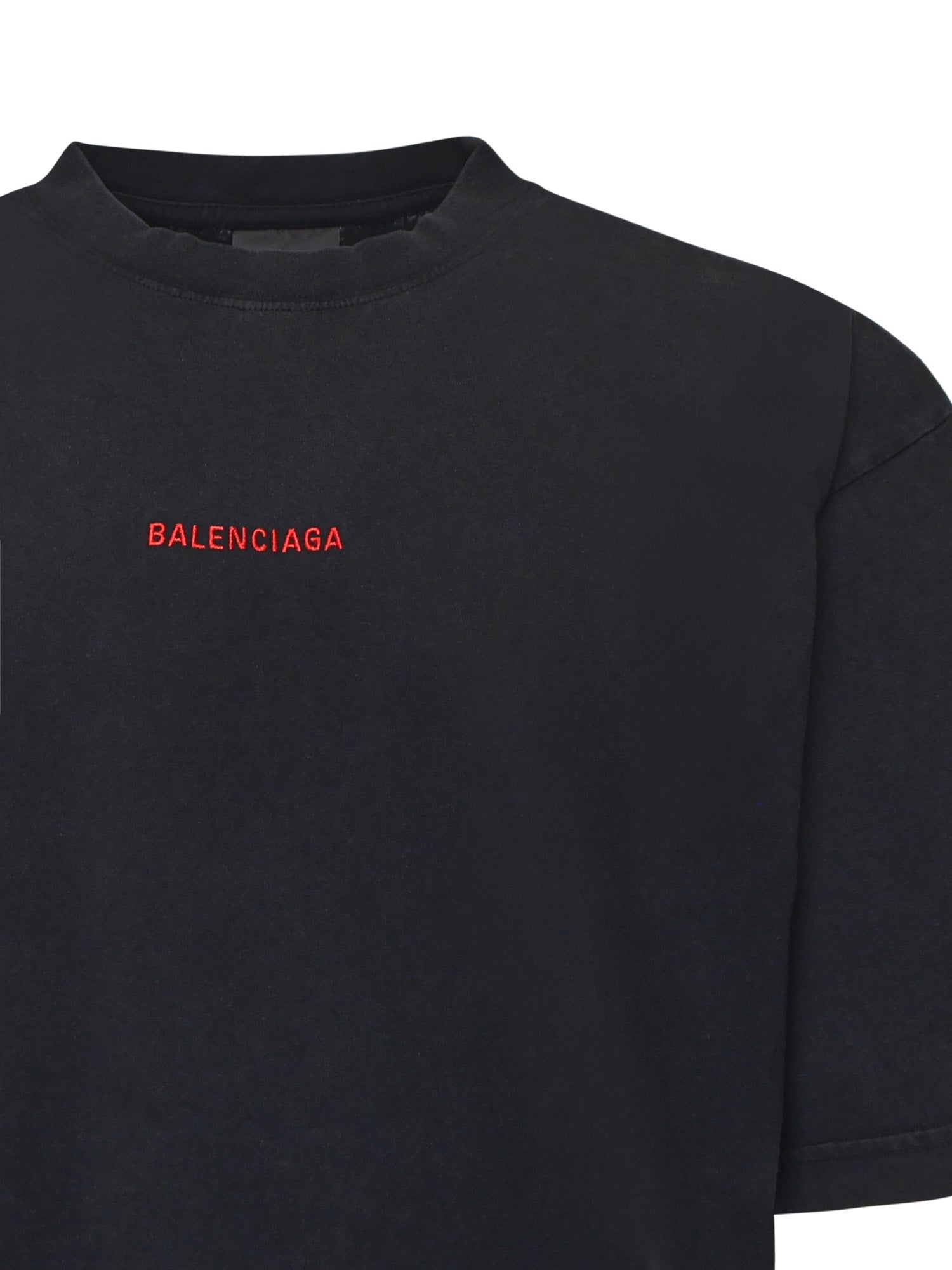 T-Shirt Back Medium Fit in jersey dry<BR/> 764235 TTVJ18483 BALENCIAGA 