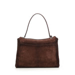 Borsa Rodeo media in pelle di vitello scamosciata 789772 2AB4G2308 BALENCIAGA 