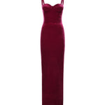 Abito bustier in jersey di velluto 794452 TKQ225061 BALENCIAGA 