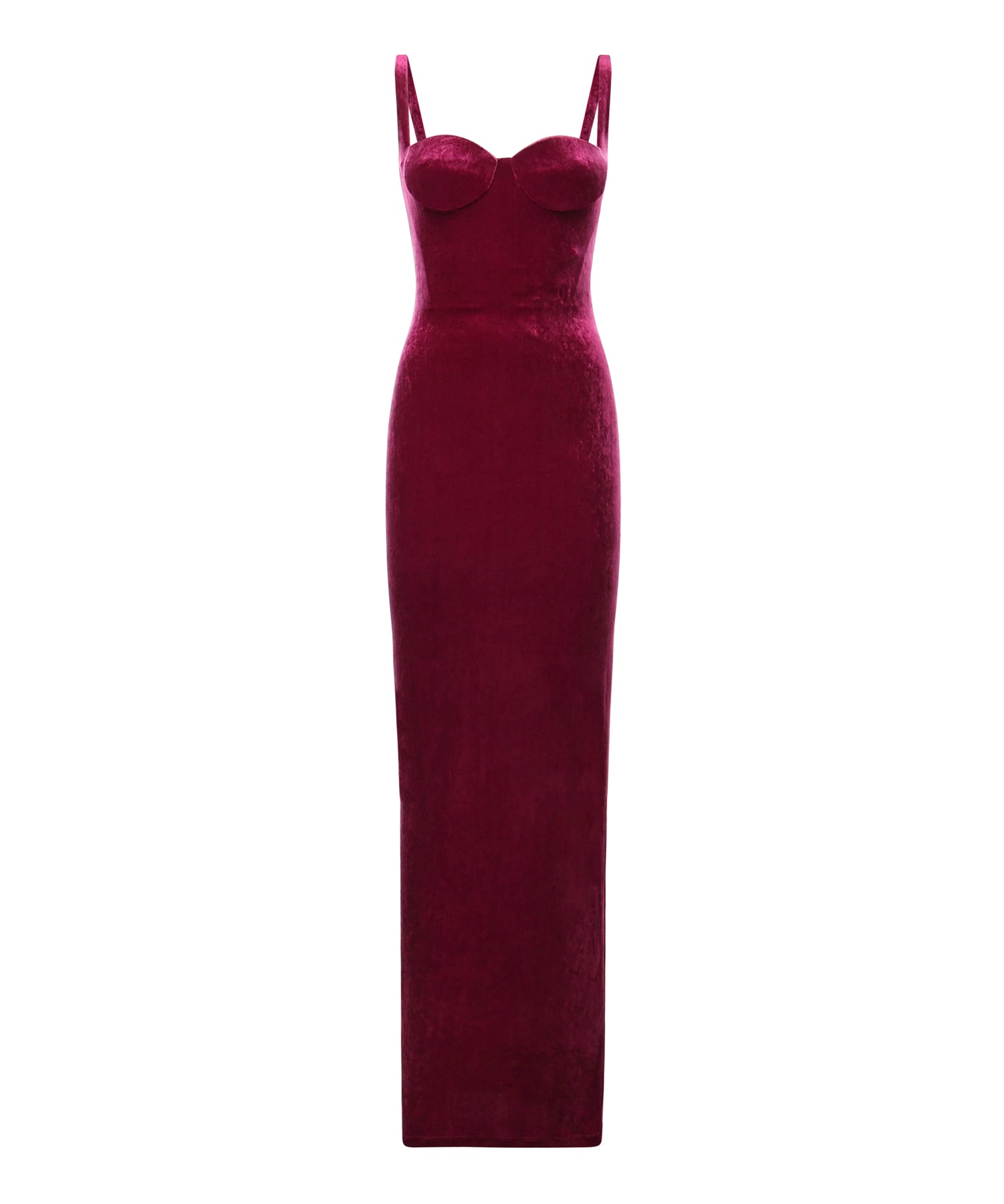 Abito bustier in jersey di velluto 794452 TKQ225061 BALENCIAGA 