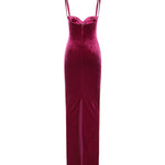 Abito bustier in jersey di velluto 794452 TKQ225061 BALENCIAGA 