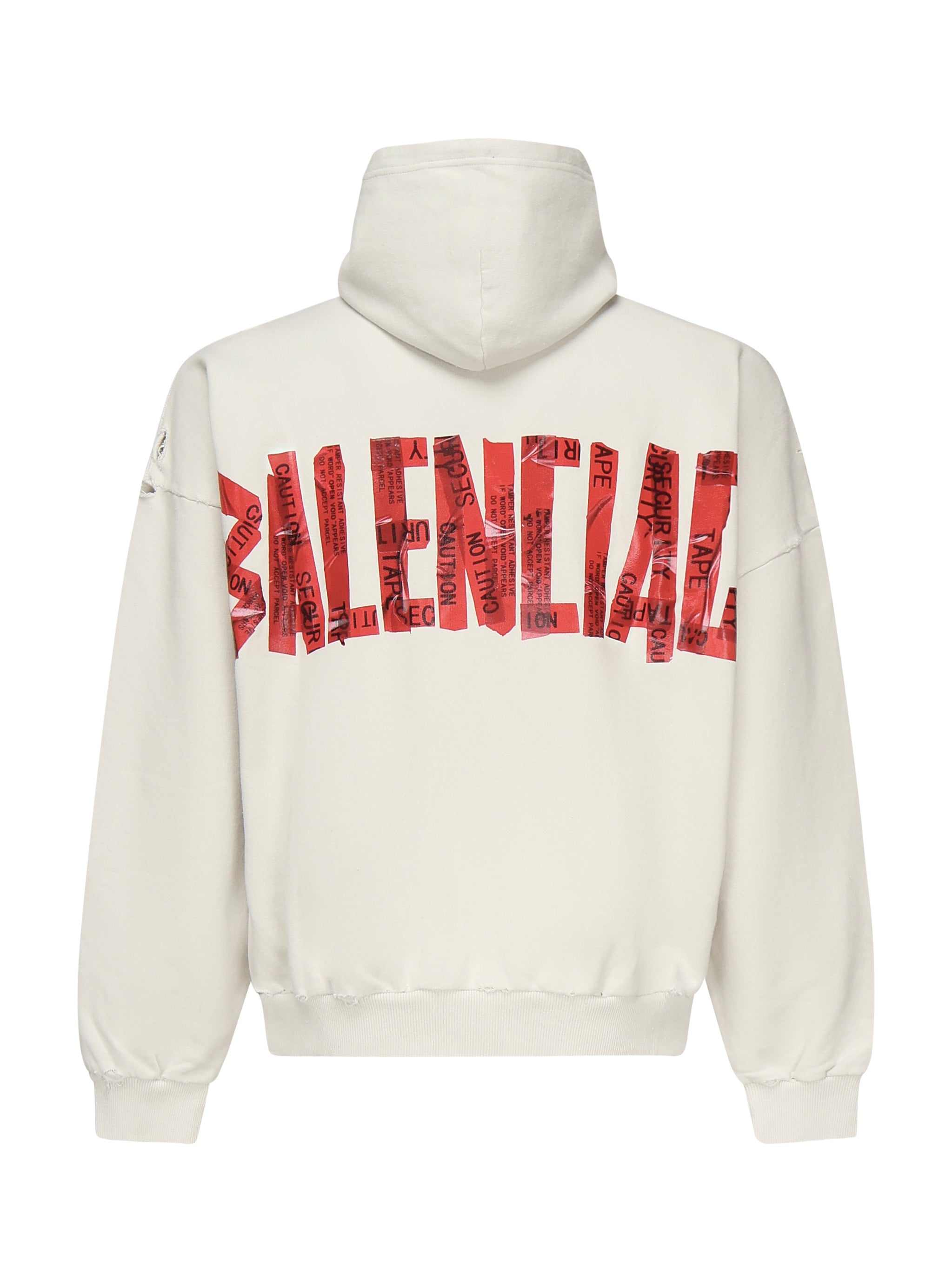 Hoodie Con Zip Security Tape 826162 TSVF83341 BALENCIAGA 