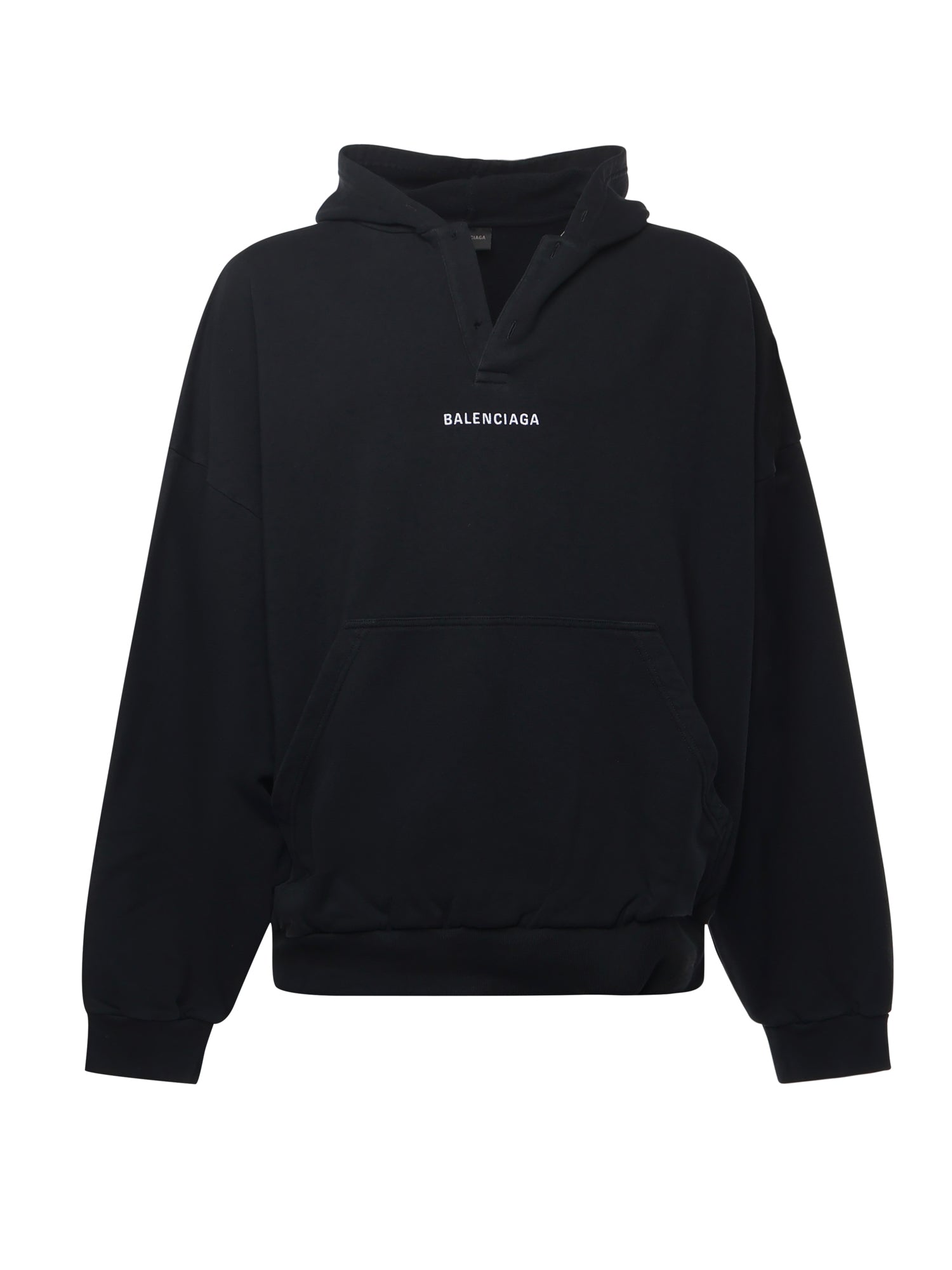 Hoodie polo "Balenciaga Back" in pile dry 827939 TTVJ21569 BALENCIAGA 