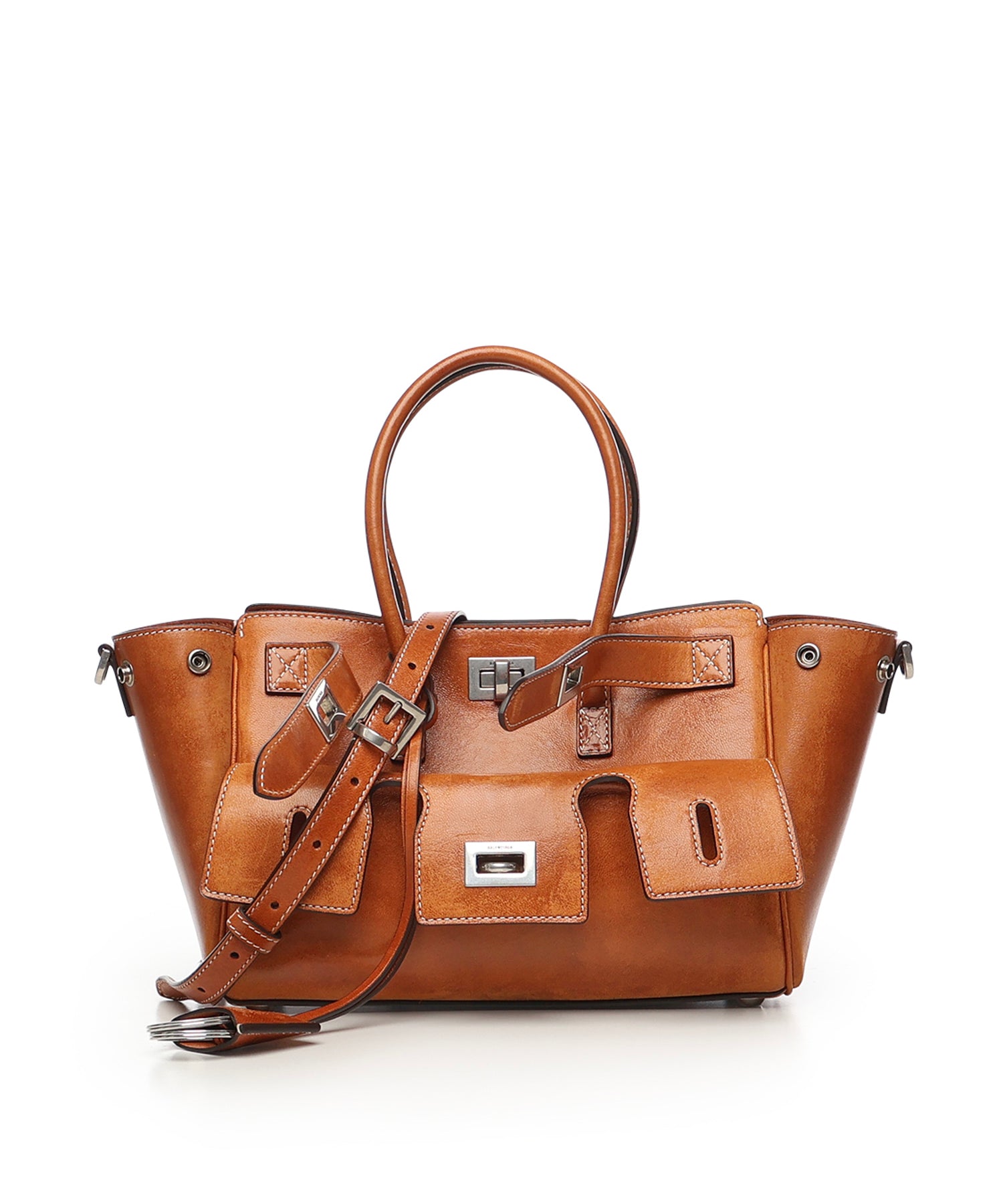 Borsa Carry All Bel Air Mini in pelle 835732 2ABP72753 BALENCIAGA 