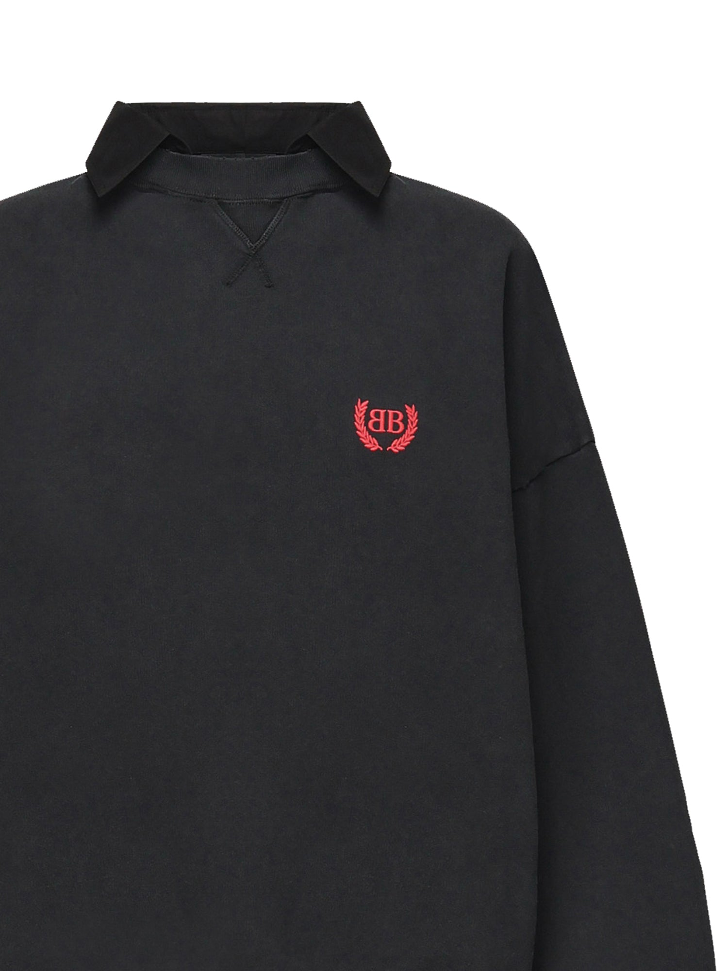 Felpa con logo<BR/> 837035 TSVC61041 BALENCIAGA 