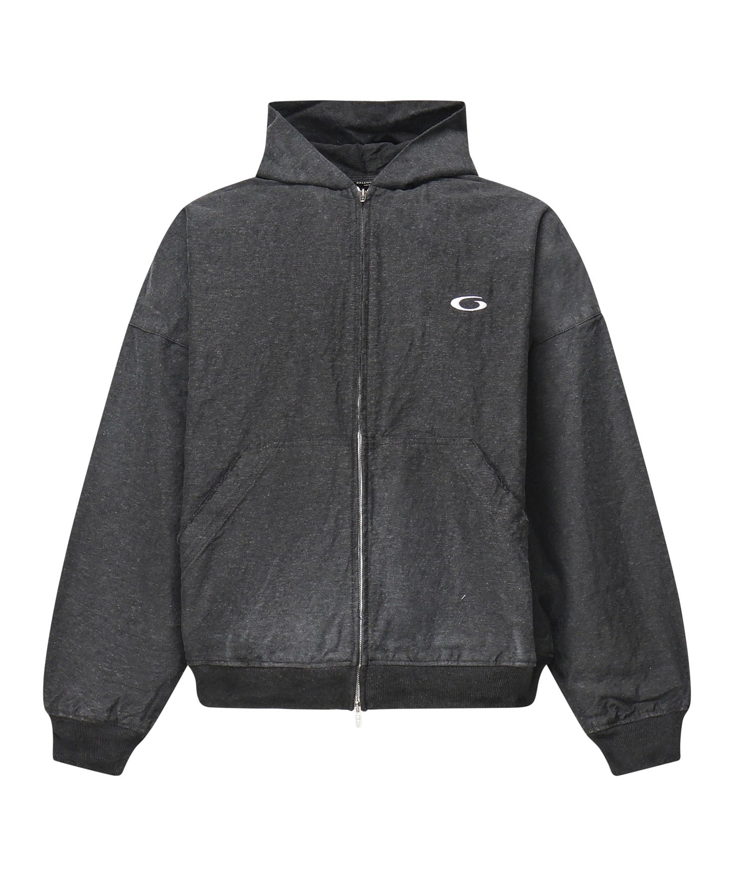 Hoodie Trompe L'Œil<BR/> 838688 TSWB31140 BALENCIAGA 