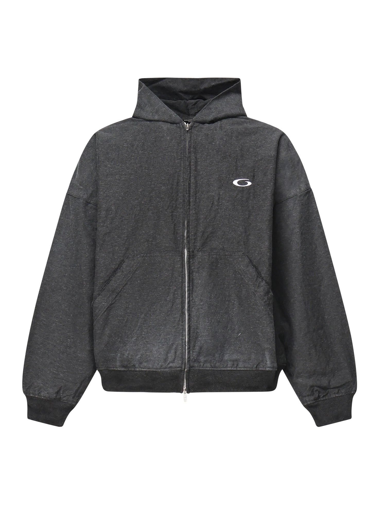 Hoodie Trompe L'Œil<BR/> 838688 TSWB31140 BALENCIAGA 