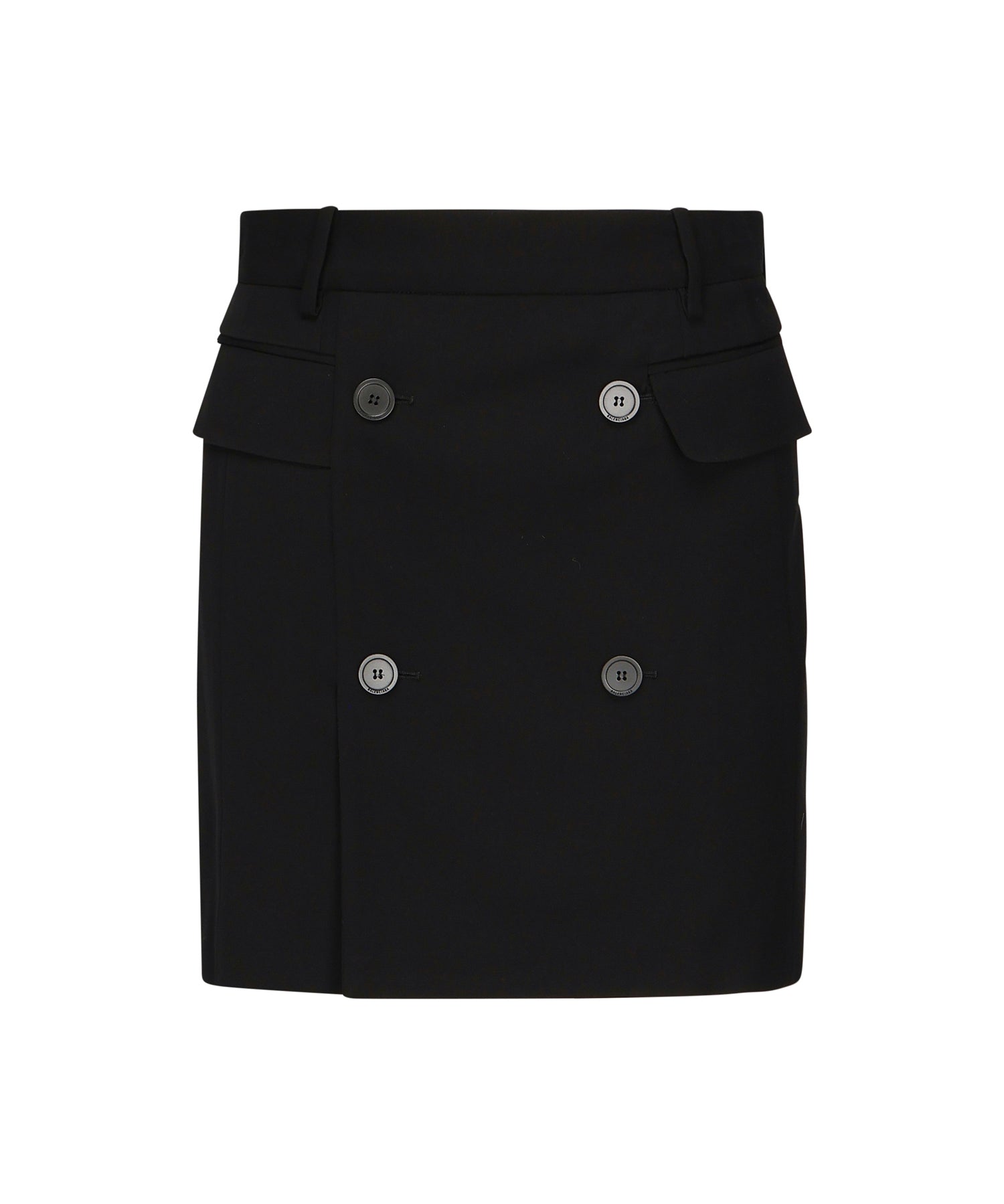 Minigonna in twill di viscosa e lana 838765 TRT011000 BALENCIAGA 