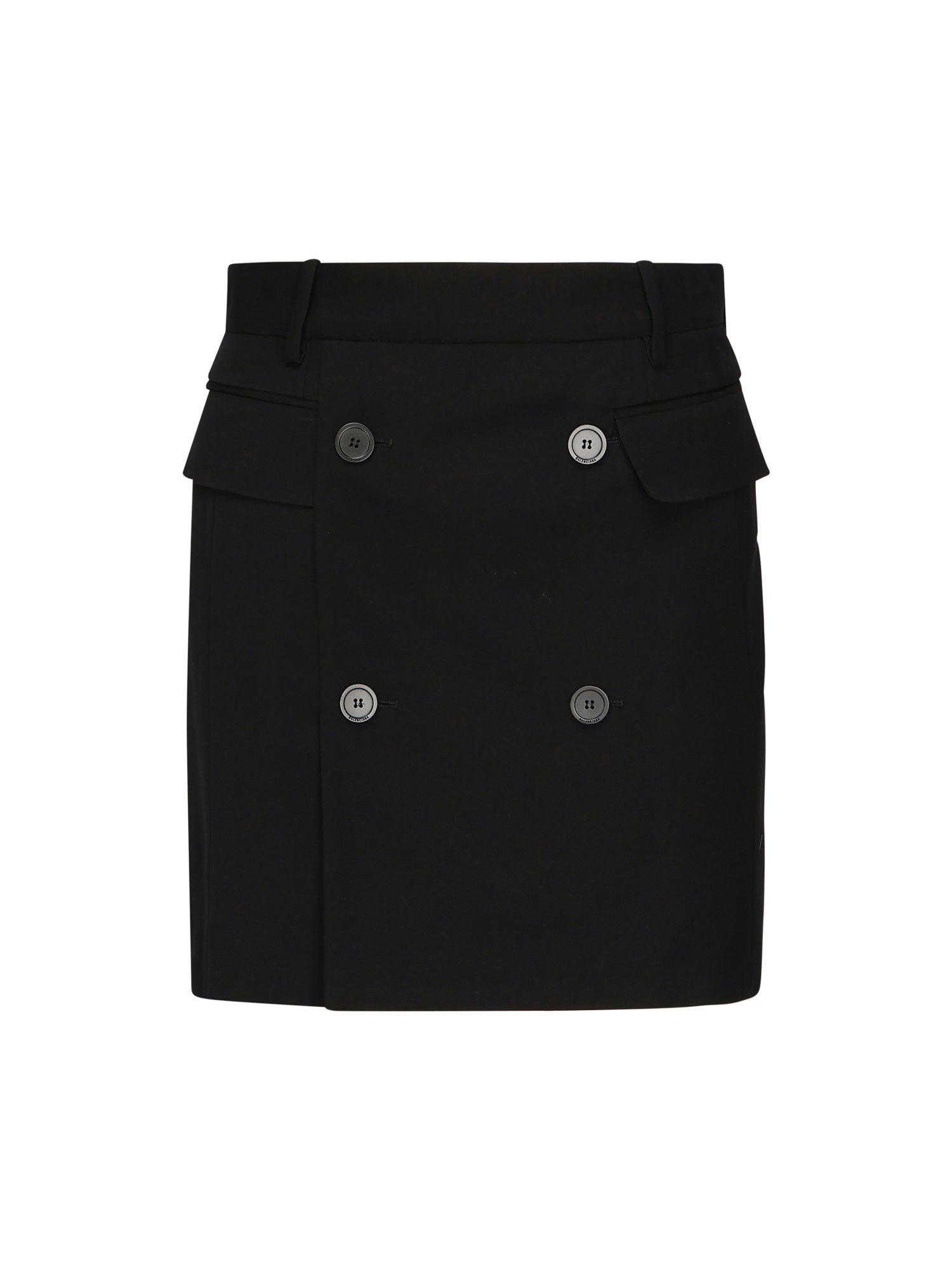 Minigonna in twill di viscosa e lana 838765 TRT011000 BALENCIAGA 