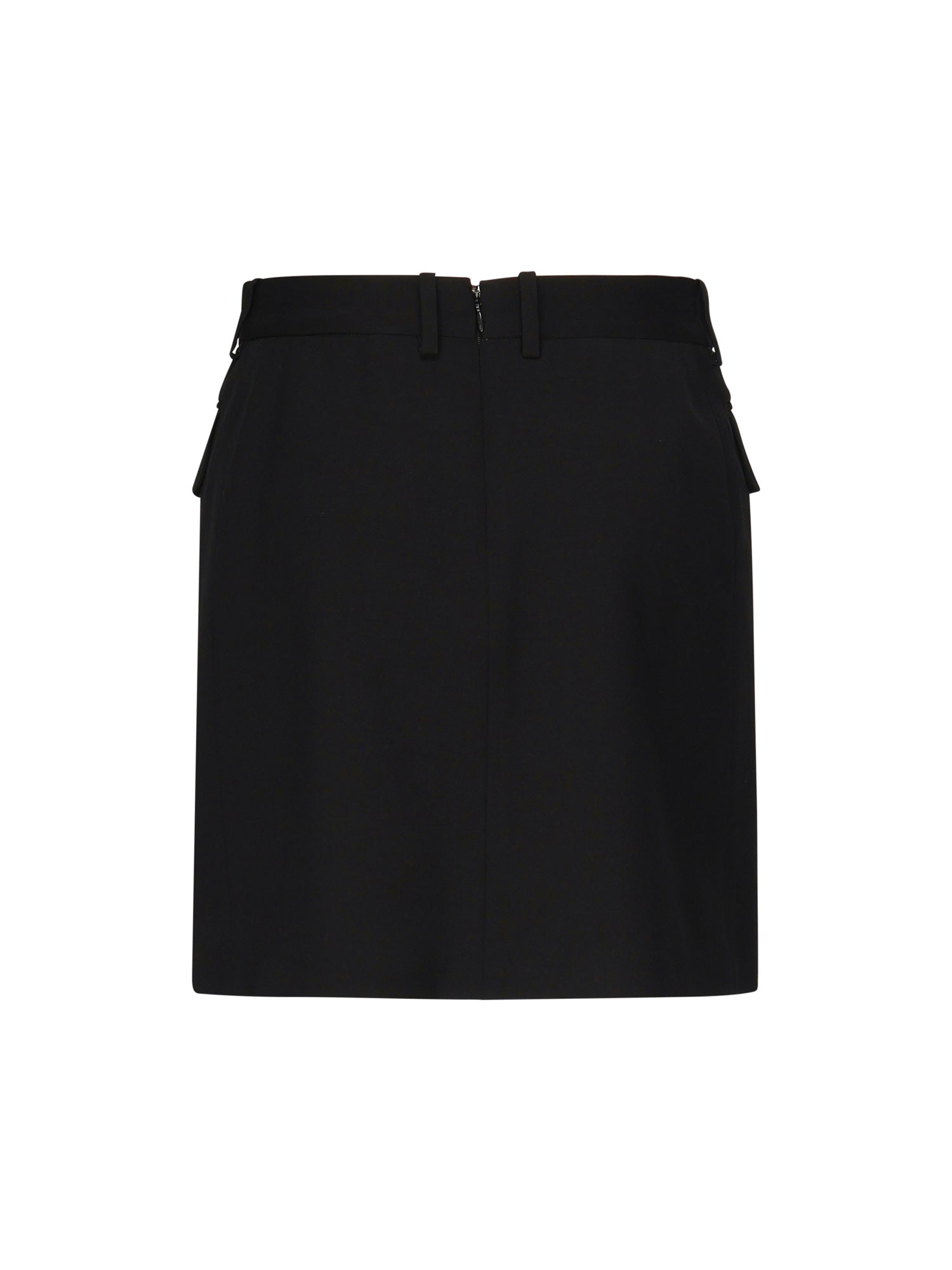 Minigonna in twill di viscosa e lana 838765 TRT011000 BALENCIAGA 