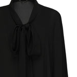 Blusa-sciarpa in georgette di seta 839280 TIN131000 BALENCIAGA 