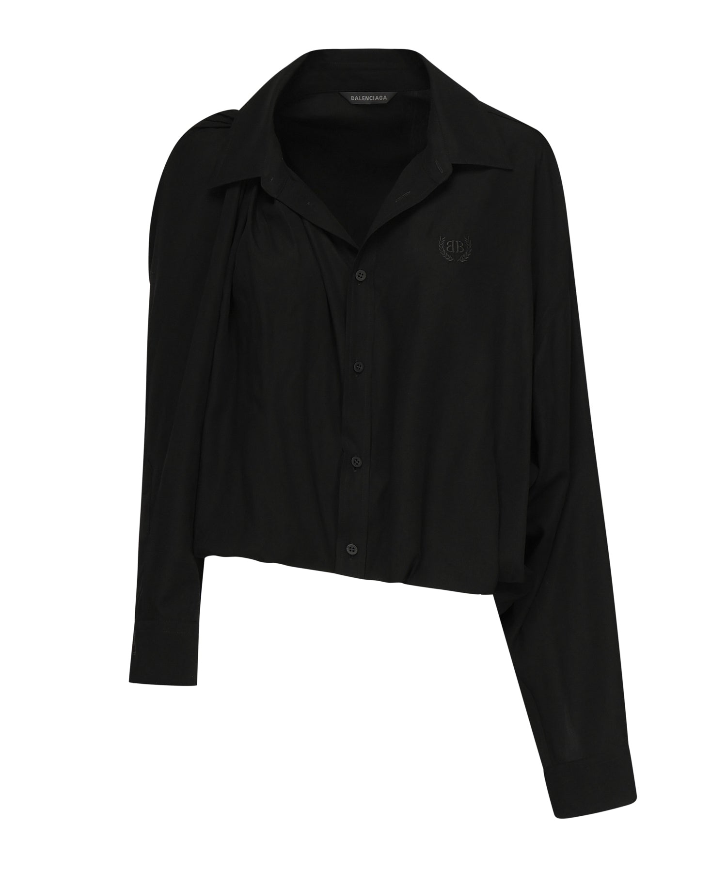 Camicia monospalla in popeline 839287 TRO371000 BALENCIAGA 