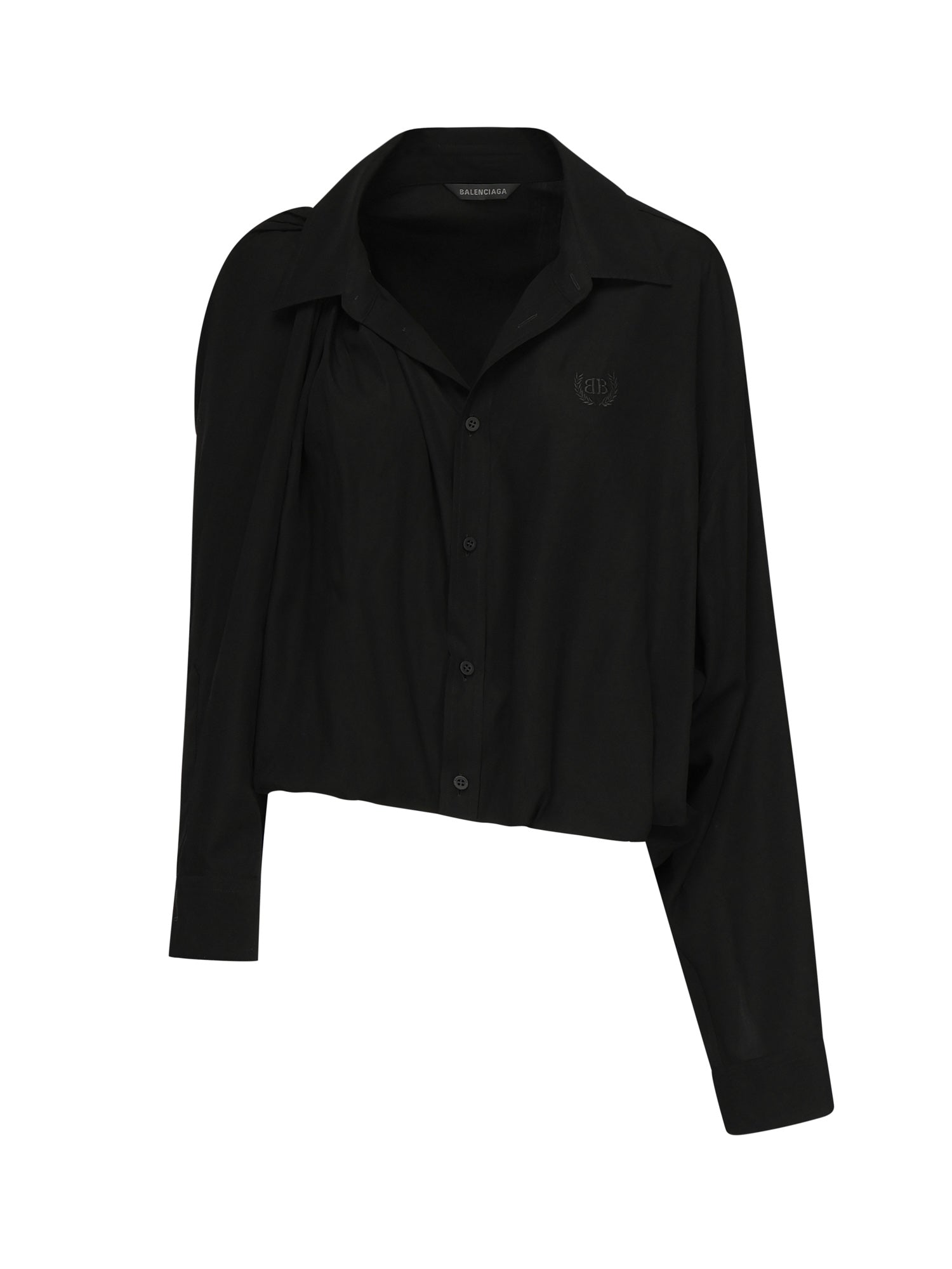 Camicia monospalla in popeline 839287 TRO371000 BALENCIAGA 